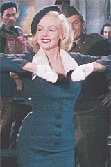 Marilyn Monroe Is Gracefully Dancing GIF