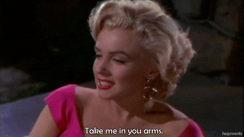 Marilyn Monroe Take Me Now In Your Arms GIF