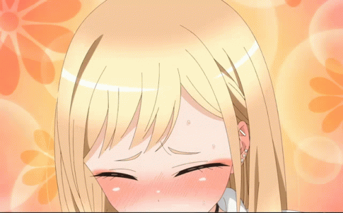 Marin Kitagawa Anime Blush Face GIF