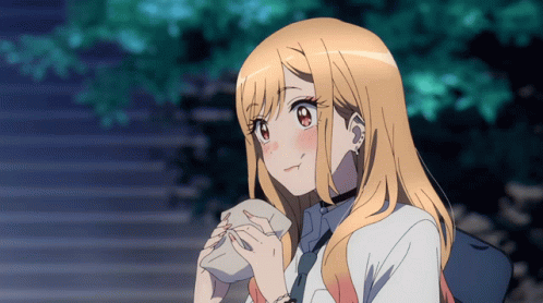 Marin Kitagawa Anime Blush Fingernails GIF