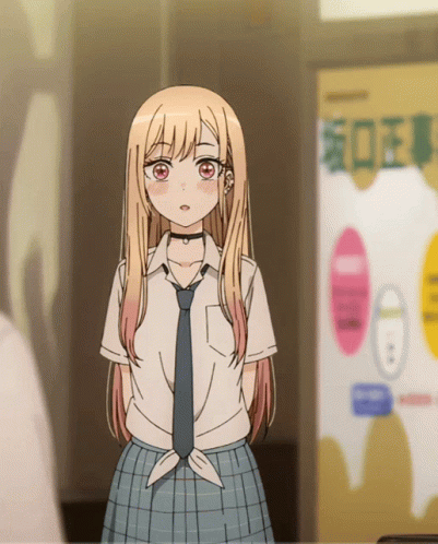 Marin Kitagawa Anime Sad Shy GIF