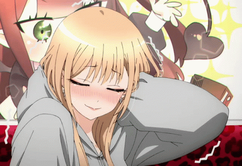 Marin Kitagawa Anime Shy Blush GIF
