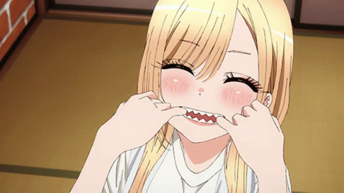 Marin Kitagawa Funny Anime Teeth GIF
