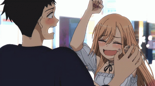 Marin Kitagawa Gojo Anime Fight GIF