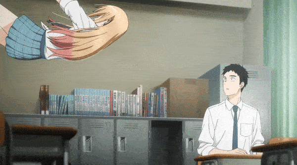 Marin Kitagawa Gojo Slow Mo Flying Anime GIF