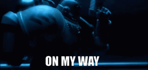 Marine Robot On My Way Space GIF