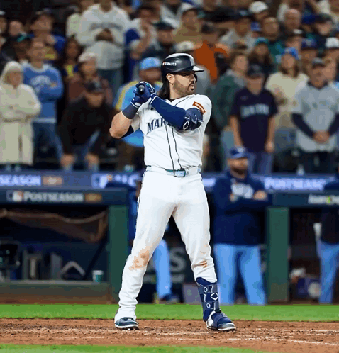 Mariners Baseball Player on Field