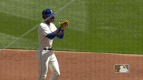 Mariners Player Clapping And Fist Bump GIF