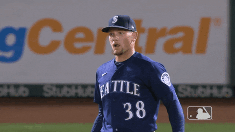 Mariners Player Get So Hype GIF