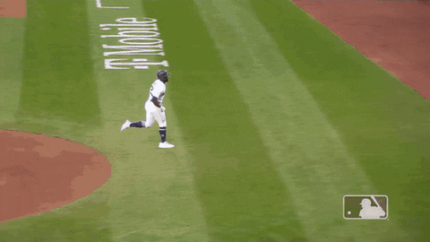 Mariners Player Running Back To The Beach GIF