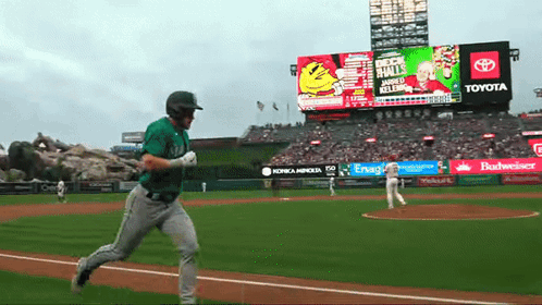 Mariners Win Jarred Kelenic Touch Base GIF