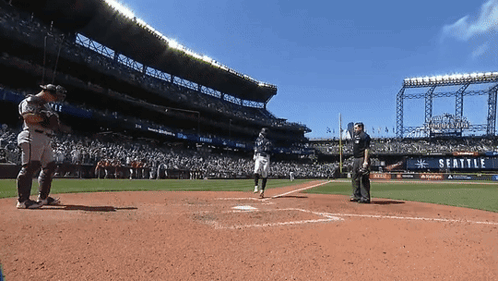 Mariners Win Jose Caballero Chest Pump GIF