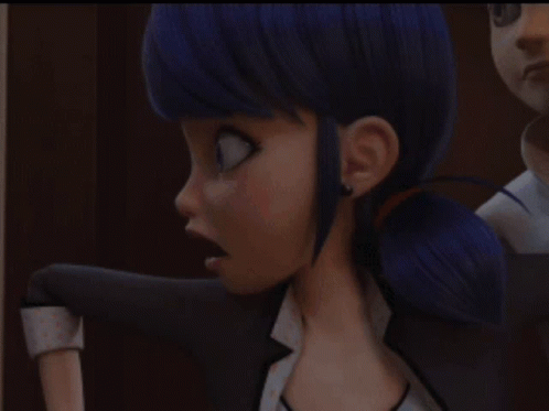 Marinette And Adrien Awkward Moment In The Dark GIF
