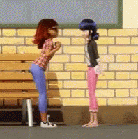 Marinette Giggly Miraculous Ladybug GIF
