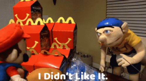 Mario and Jeff Puppet by McDonald's Happy Meals
