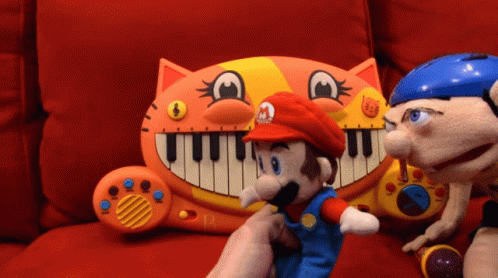 Mario And Jeffy Spending Money GIF