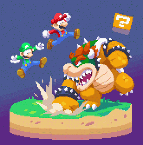 Mario And Luigi Bowser GIF