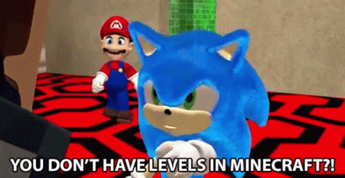 Mario And Sonic Minecraft Finger Pointing GIF