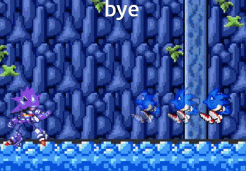 Mario And Sonic Mecha Fight Bye GIF