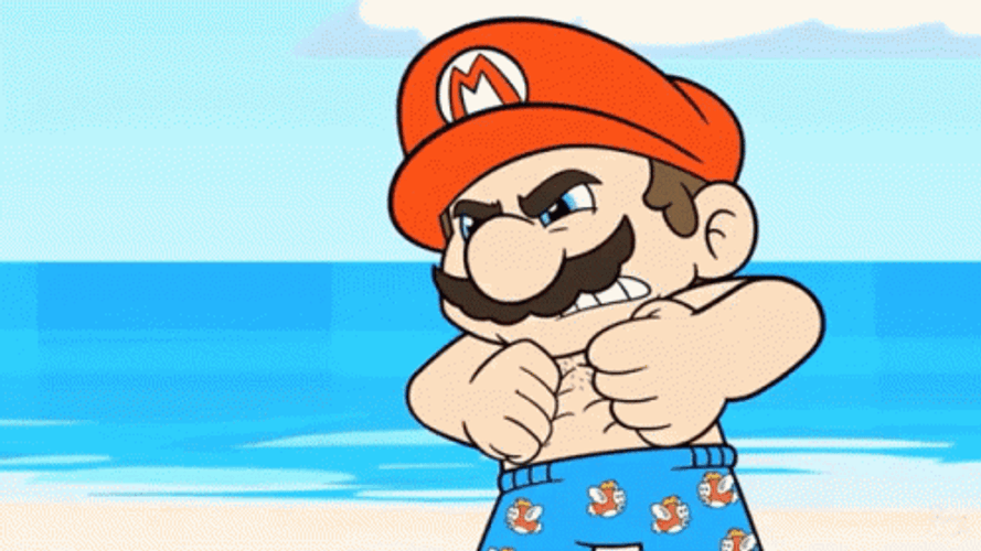 Mario And Sonic Summer Beach OOTD GIF