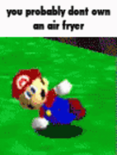 Mario Air Fryer Break Dancing GIF