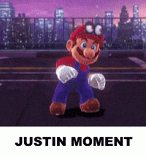 Mario Justin Moment Dancing GIF