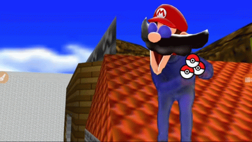 Mario Dancing Hitting Balls Face Swap GIF