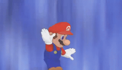 Mario Pumped Up Shimmy Dancing GIF