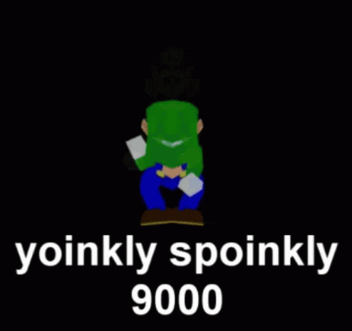 Mario Brother Luigi Spoinky Dancing GIF