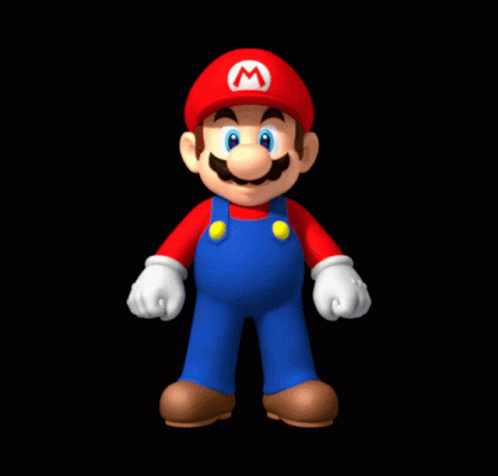 Mario Shoulder Shrug Dancing GIF