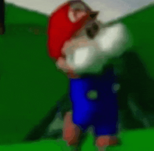 Super Mario Dancing Running Man GIF
