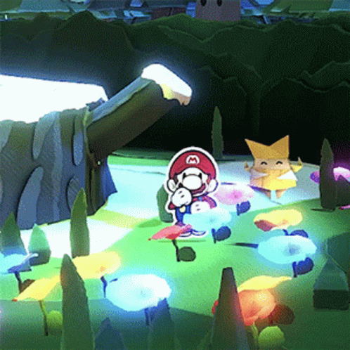 Mario Dancing With Pokemon Pikachu GIF