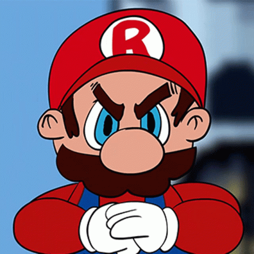 Mario Fist Warm Up To Beat You Up GIF