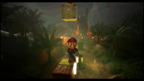 Mario Holding Coin