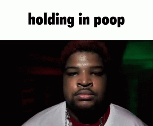 Mario Judah Holding In Poop Meme GIF