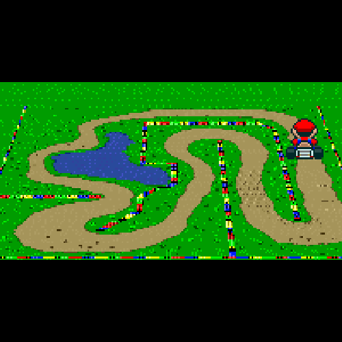 Mario Kart Map Fast Racing GIF