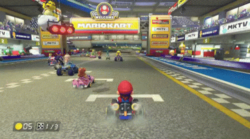 Mario Kart Start Go GIF