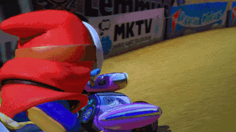 Mario Kart Yoshi Racing Fast GIF