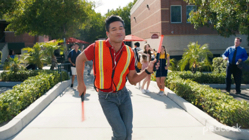 Mario Lopez Traffic Dancing GIF