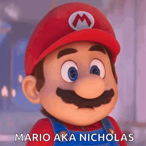 Mario Movie Shining Eyes Mario Aka Nicholas GIF