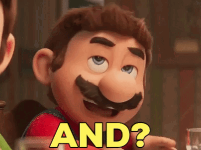 Mario Movie Unbothered Mario And GIF