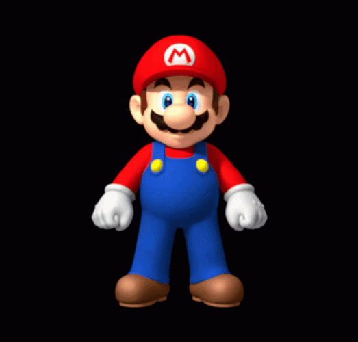 Mario Shoulder Shrug Dancing GIF