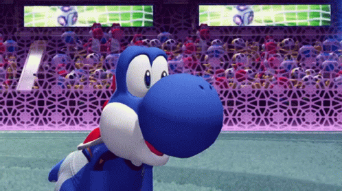 Mario Strikers Battle League Yoshi GIF