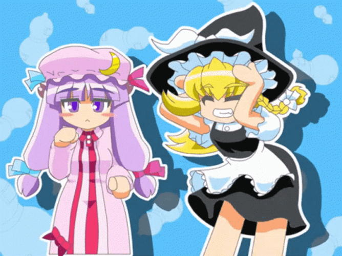 Marisa Kirisame Swaying Caramelldansen GIF