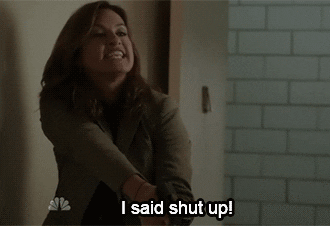 Mariska Hargitay I Said Shut Up Baby I Know It GIF