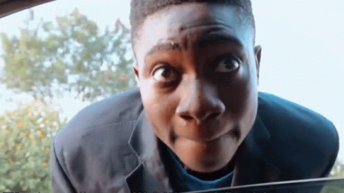 Mark Angel Peeking What Did He Say GIF