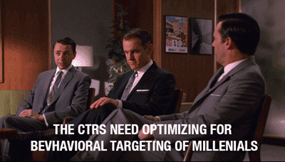 Marketing Meme Mad Men Targeting Millennials GIF