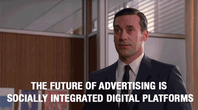 Marketing Socially Integrated Platforms Mad Men GIF