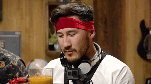 Markiplier Drinking Juice GIF