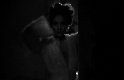 Marlene Dietrich Beautiful Silhouette GIF